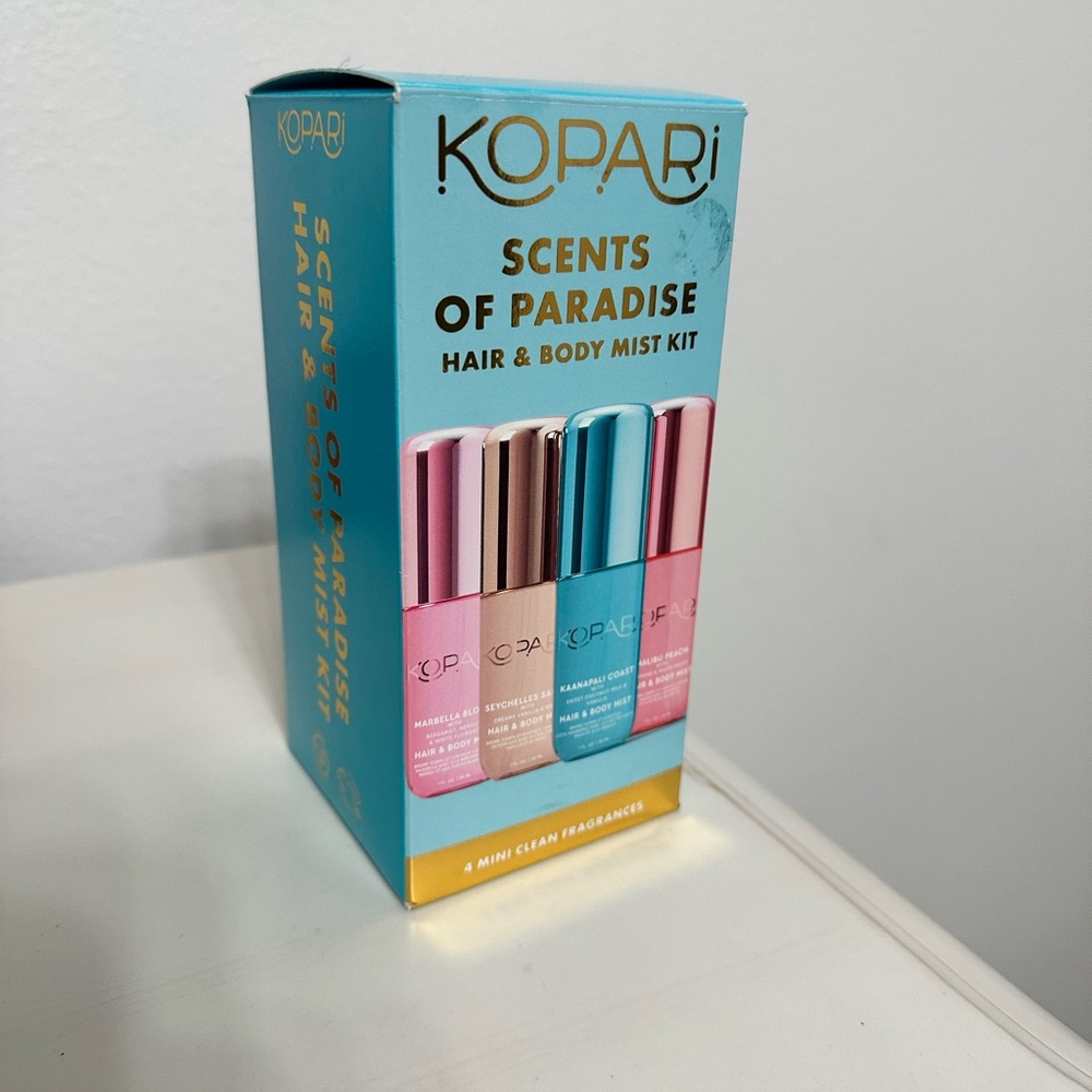 Kopari Scents of Paradise Body Mists Pink and Blue